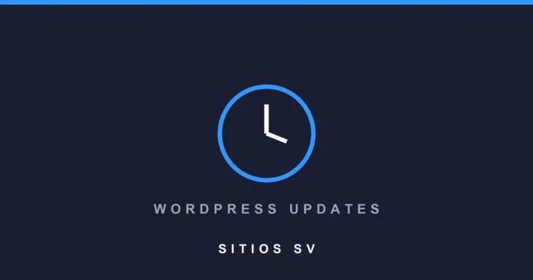 How often to update WordPress