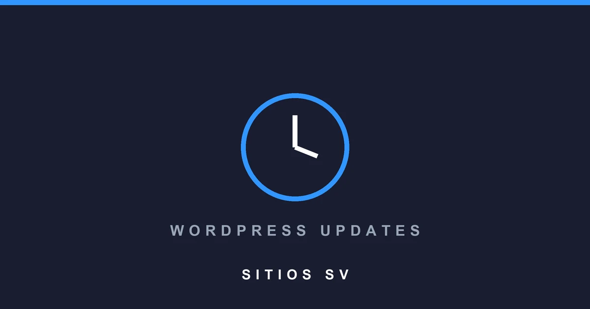 How often to update WordPress
