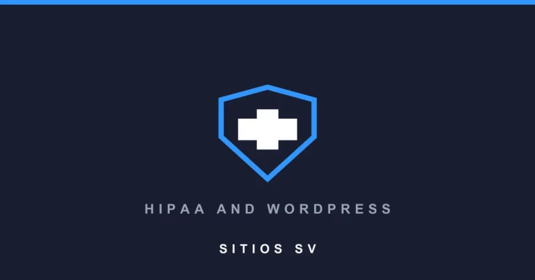 Is WordPress HIPAA compliant, shield with medical cross