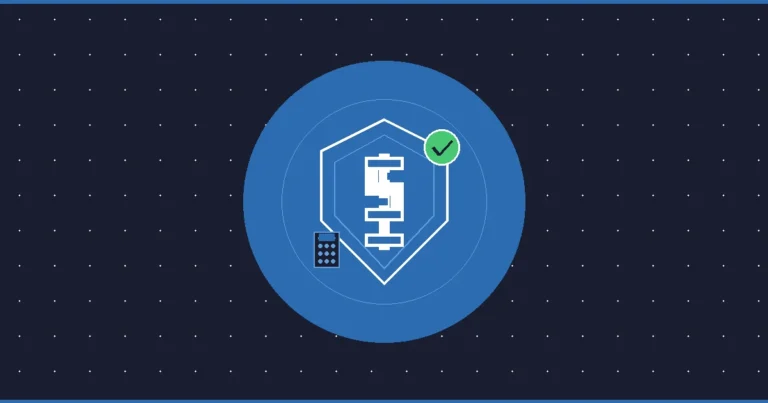 Security shield with dollar sign and calculator representing FTC Safeguards Rule compliance for accounting firms